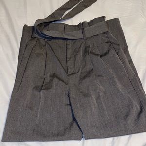 H&M high waisted, ruffled, dress pants
